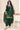 Art Silk Fabric Dark Green Embroidered Festive Wear Patiala Suit