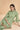 Alluring Organza Silk Fabric Readymade Sharara Suit In Sea Green Color