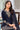 Navy Blue Color Embroidered Pleasant Georgette Fabric Palazzo Suit
