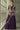 Awesome Georgette Fabric Purple Color Readymade Gown With Embroidered Jacket