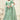 Net Fabric Sangeet Wear Vivacious Embroidered Lehenga In Sea Green Color
