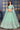 Sangeet Wear Embroidered Georgette Lehenga In Radiant Sea Green Color