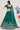 Embroidered Green Color Color Sangeet Wear Splendid Georgette Lehenga