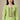 Radiant Green Color Rayon Fabric Kurti With Pant