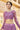 Lavender Color Net Fabric Embellished Embroidered Lehenga