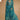 Georgette Fabric Cyan Color Printed Readymade Long Anarkali Style Gown With Dupatta