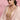 Peach Color Party Wear Thread Embroidered Georgette Straight Cut Dress