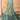 Excellent Chinon Silk Fabric Sea Green Color Readymade Indo Western Lehenga With Shrug