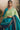 Festive Wear Cyan Color Inventive Salwar Suit In Art Silk Fabric