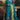 Festive Wear Cyan Color Inventive Salwar Suit In Art Silk Fabric