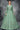 Excellent Satin Fabric Sea Green Color Embroidered Anarkali Suit