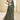 Dark Green Georgette Reception Wear 3 Piece Readymade Lehenga With Printed And Embellished Blouse