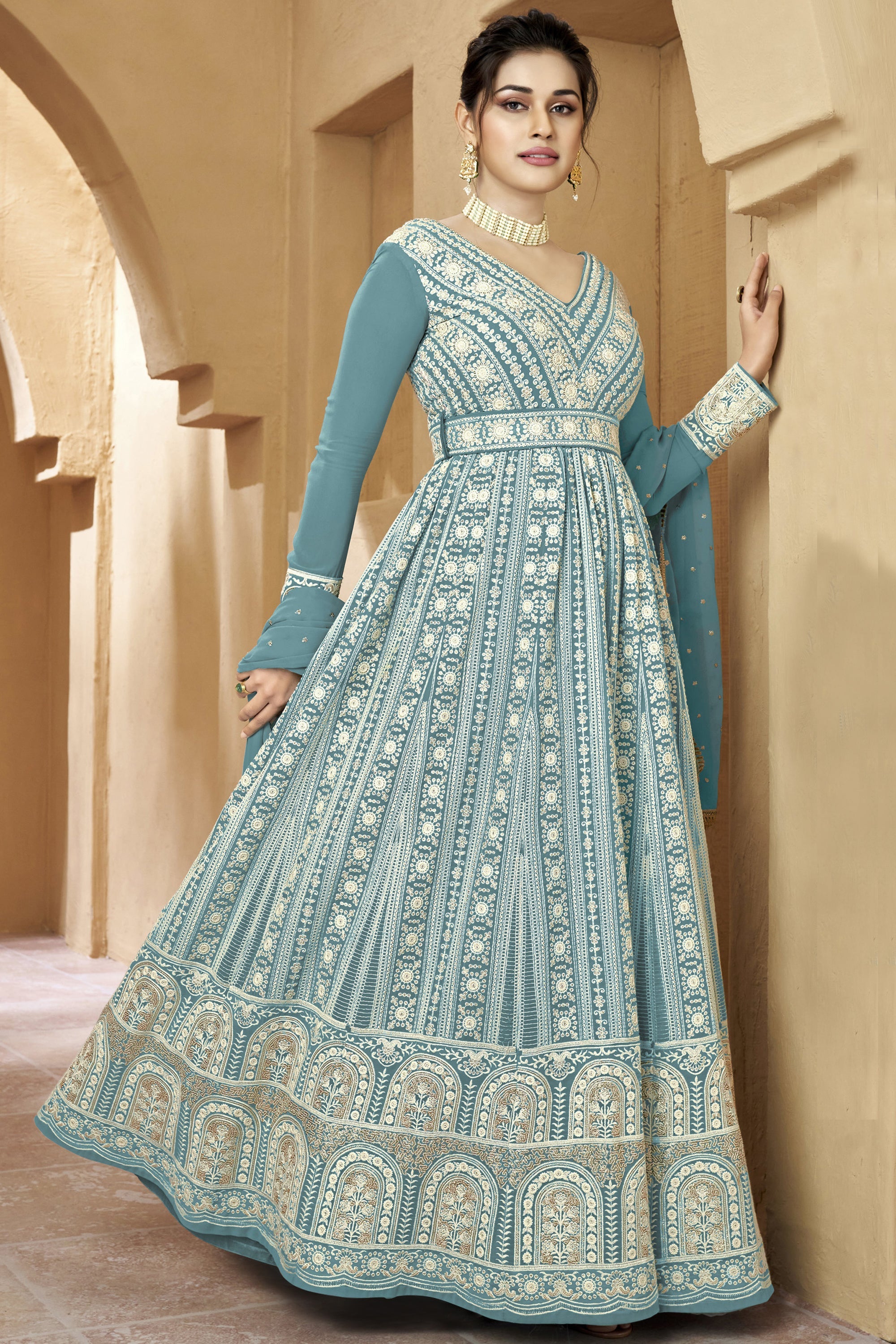 Big bazaar anarkali hot sale dresses