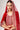 Velvet Fabric Embroidered Function Wear Salwar Kameez In Red Color