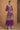 Chinon Fabric Embroidered Purple Color Readymade Palazzo Suit
