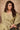 Function Wear Khakhi Color Embroidered Long Straight Cut Suit In Viscose Fabric