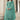Net Fabric Enthralling Cyan Color Palazzo Suit With Embroidered Work