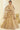 Net Fabric Sangeet Wear Fancy Golden Color Embroidered Lehenga