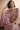 Pink Color Party Wear Printed Readymade Indo Western Dress In Georgette Fabric