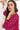 Dazzling Georgette Fabric Rani Color Embroidered Palazzo Suit With Jacket
