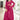 Dazzling Georgette Fabric Rani Color Embroidered Palazzo Suit With Jacket