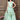 Sea Green Color Function Wear Net Fabric Charismatic Kids Sharara Suit