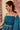 Teal Color Cotton Silk Fabric Gown With Dupatta In Party Wear