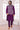 Engaging Purple Color Art Silk Fabric Kurta Pyjama Jacket Set