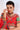 Chinon Fabric Red Color Sangeet Wear Riveting Lehenga With Printed Work