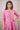 Designer Pink Color Party Style Printed Chanderi Fabric Readymade Gown