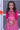 Pink Pashmina Silk Patola Foil Printed Kid S Gown For Function