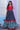 Foil Printed Art Silk Trendy Gown In Multi Colour