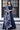 Navy Blue Color Georgette Admirable Readymade Gown With Dupatta