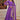 Purple Color Art Silk Fabric Divine Readymade Gown With Sequins Work Dupatta