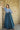 Blue Printed Readymade Gown