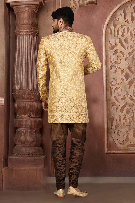 Artistic Magnificent Readymade Men Indo Western For Wedding Wear