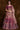 Art Silk Wedding Wear 3 Piece Lehenga In Burgundy With Embroidery Work