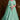 Organza Wedding Wear Chaniya Choli In Sea Green With Embroidery Work And Designer Blouse