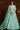 Organza Wedding Wear Chaniya Choli In Sea Green With Embroidery Work And Designer Blouse