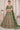 Net Wedding Wear Lehenga Choli In Green With Embroidery Work