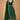 Creative Sequins Work On Dark Green Color Georgette Gown With Dupatta