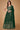 Creative Sequins Work On Dark Green Color Georgette Gown With Dupatta