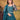 Teal Color Net Fabric Beatific Function Look Anarkali Suit