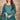 Function Wear Embroidered Art Silk Fabric Anarkali Salwar Kameez In Teal Color