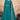 Function Wear Embroidered Art Silk Fabric Anarkali Salwar Kameez In Teal Color