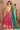 Sangeet Wear Art Silk Fabric Rani Color Chic Lehenga With Weaving Work