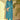 Teal Color Art Silk Fabric Casual Wear Divine Embroidered Kurti Bottom Set