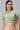 Incredible Organza Fabric Sea Green Color Sangeet Wear Readymade Blouse