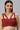 Red Color Velvet Fabric Sangeet Wear Astounding Readymade Blouse
