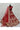 Alluring Velvet Fabric Thread Embroidered Red Beidal Lehenga